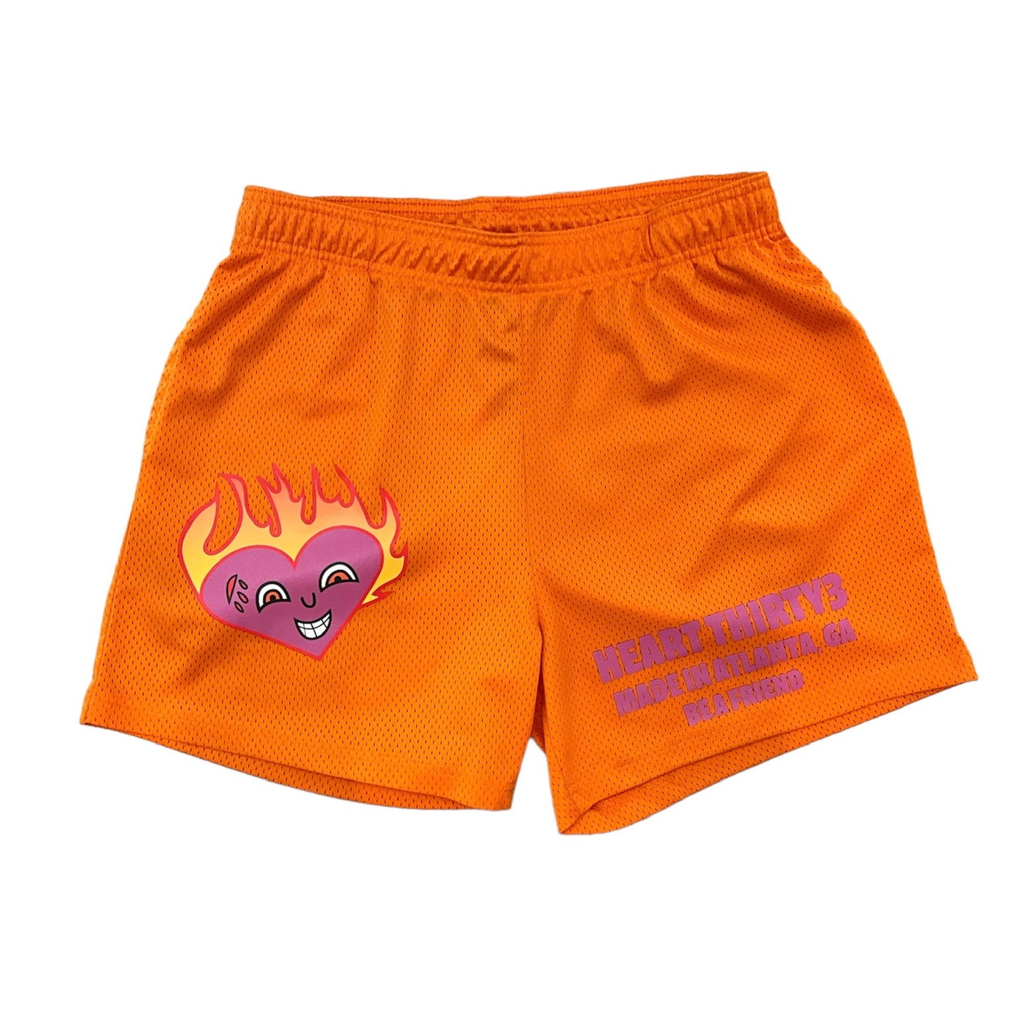 HT3 1 OF 1 - Smiley Mesh Shorts