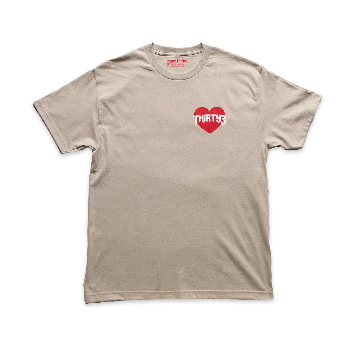 Cream Heart Tee